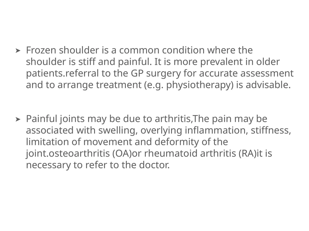 Mucoskeletal problems What you need to know Age - slide 7 of 26