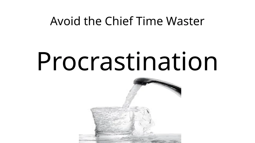 Time Management BY: Dr. Seun Ebiesuwa, Lecturer, - slide 13 of 17