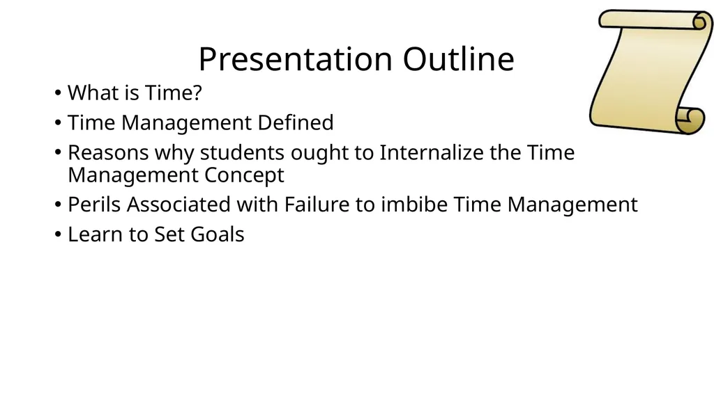 Time Management BY: Dr. Seun Ebiesuwa, Lecturer, - slide 2 of 17