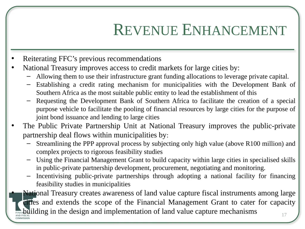 Back to Basics and Challenges to the Financial - slide 17 of 23