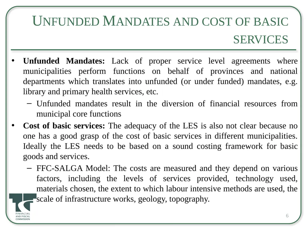 Back to Basics and Challenges to the Financial - slide 6 of 23