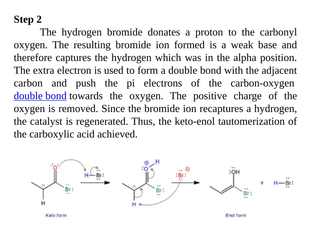Hell Volhard Zelinsky Reaction Mechanism Hell - slide 6 of 8