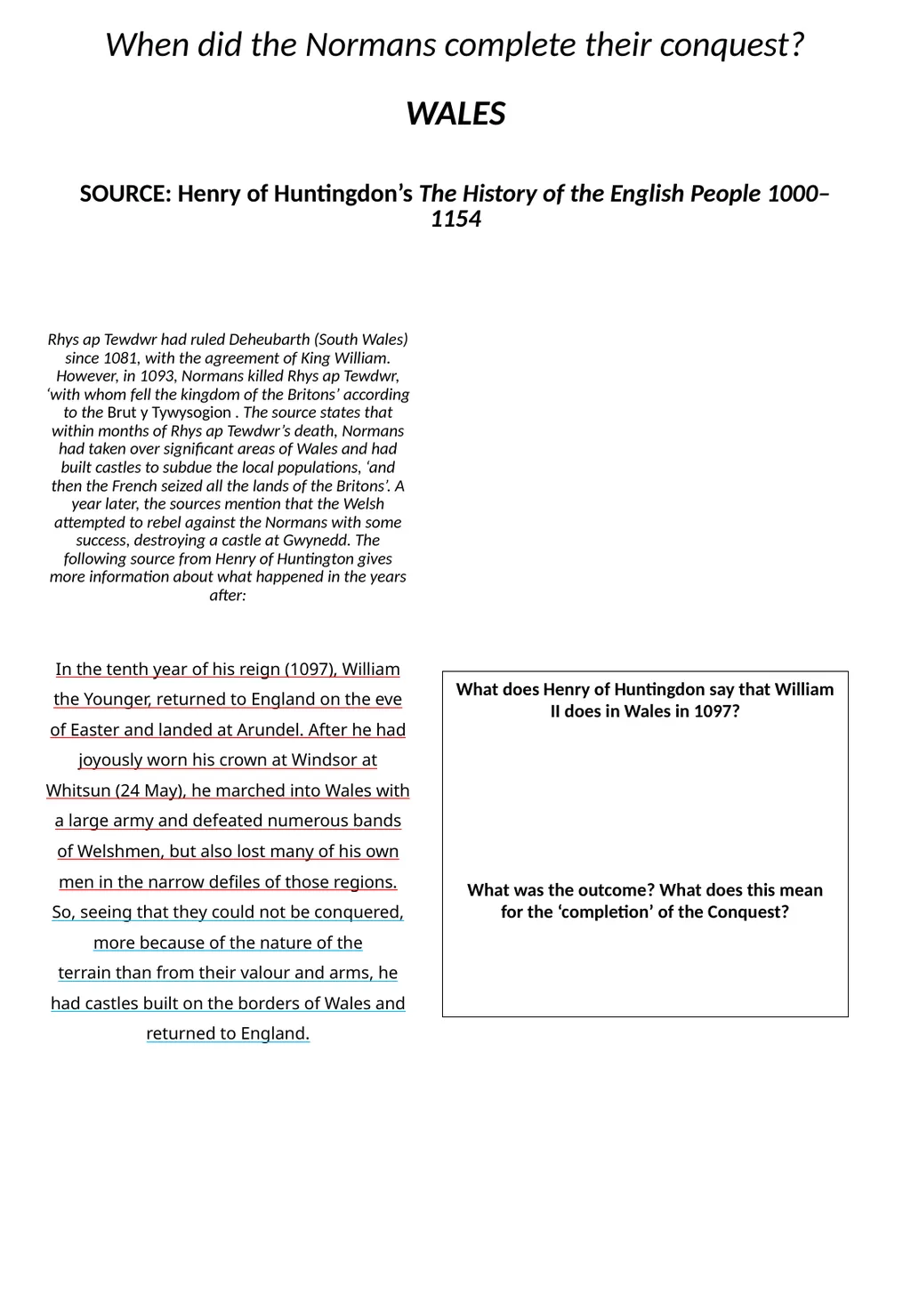 Enquiry: When did the Normans complete their - slide 12 of 13