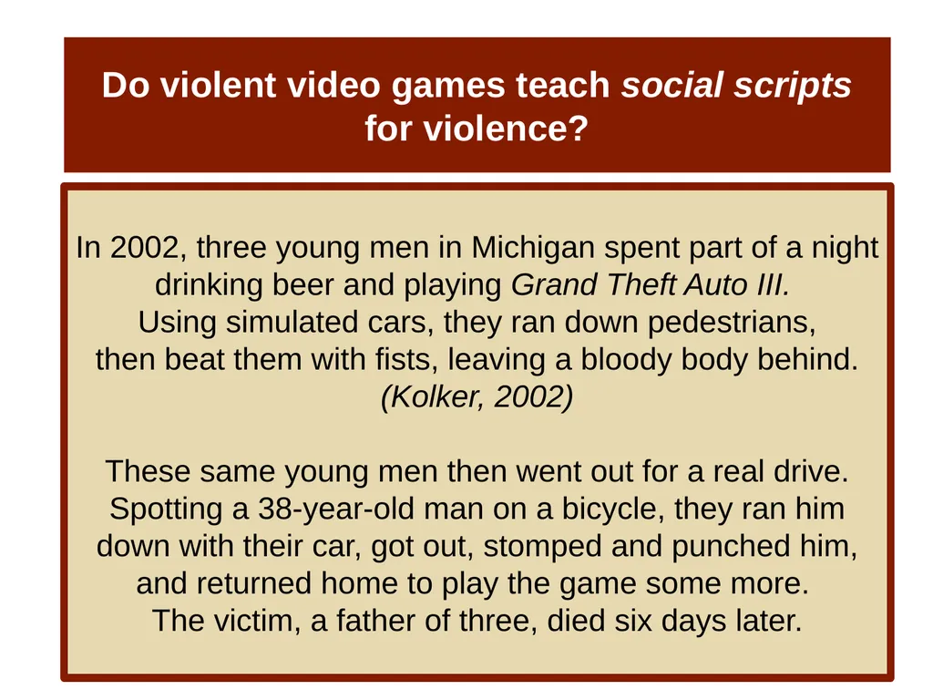 Unit 14 Social Psychology Module 78 Aggression - slide 21 of 28