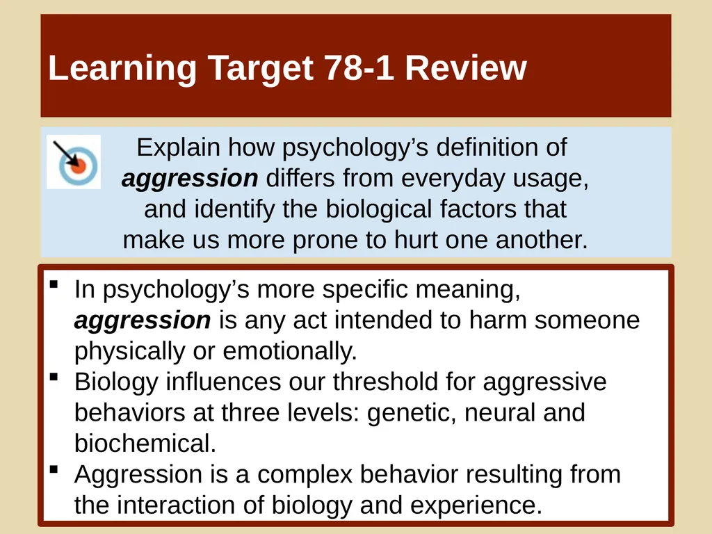 Unit 14 Social Psychology Module 78 Aggression - slide 27 of 28