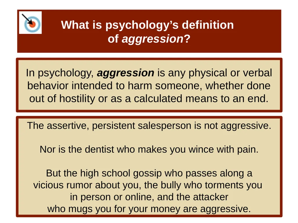 Unit 14 Social Psychology Module 78 Aggression - slide 3 of 28