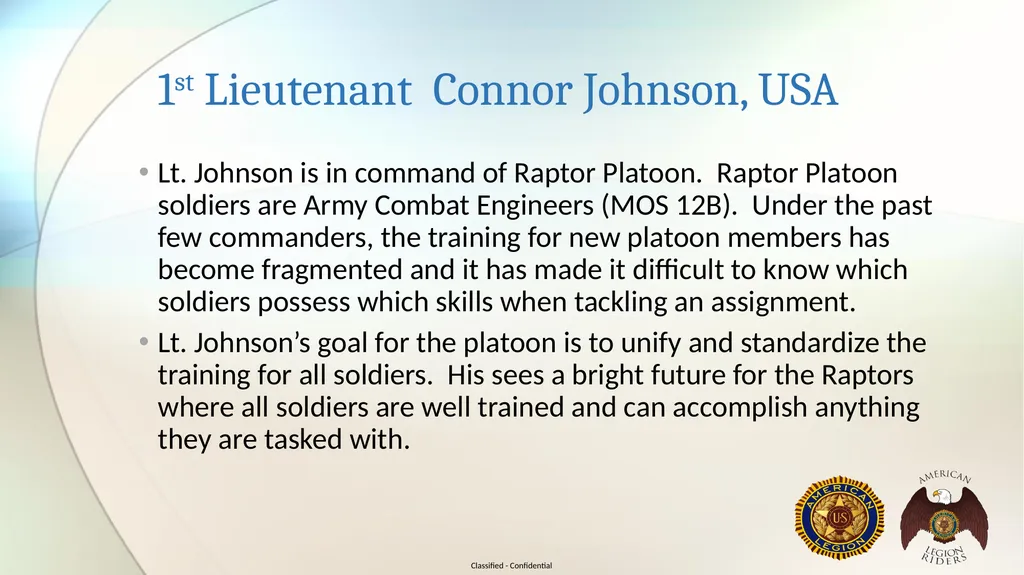 AMERICAN LEGION RIDERS LEADERSHIP TRAINING Joe - slide 17 of 35