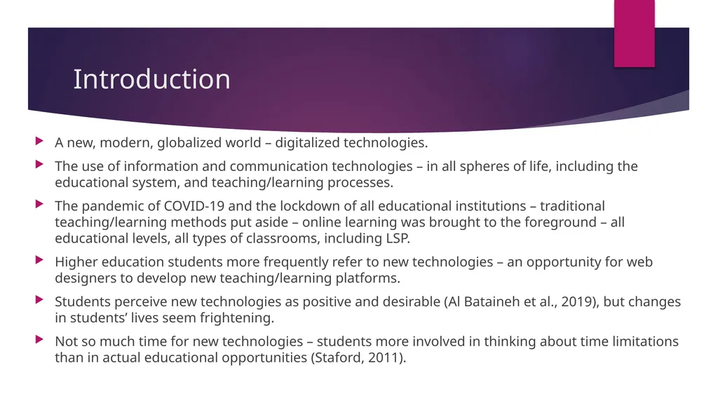 Students’ Perceptions on the Use of Google - slide 2 of 25