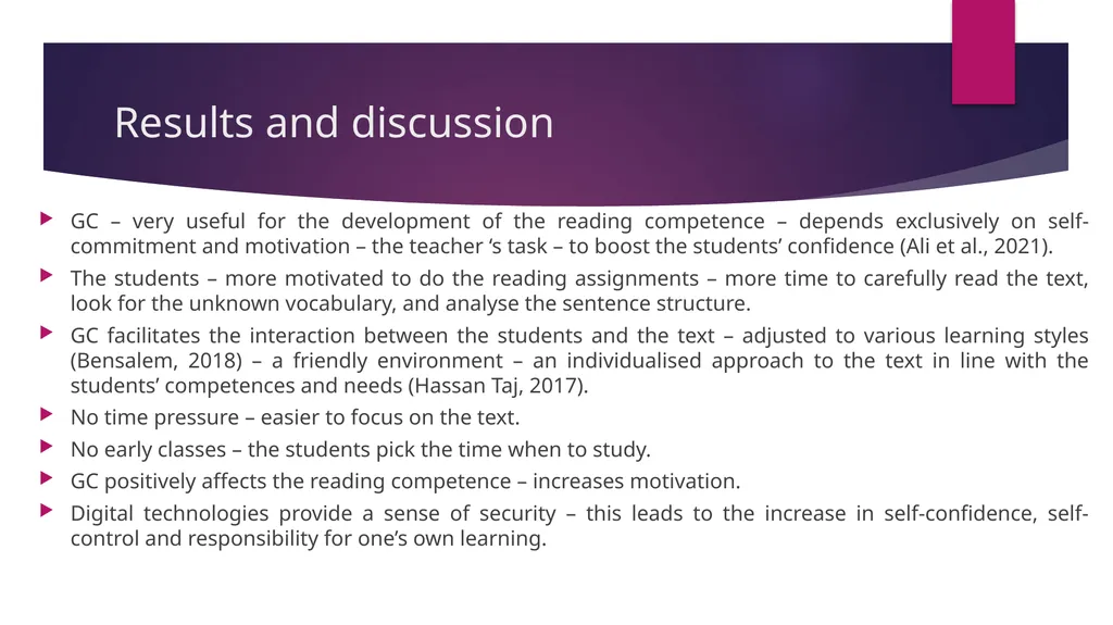 Students’ Perceptions on the Use of Google - slide 17 of 25