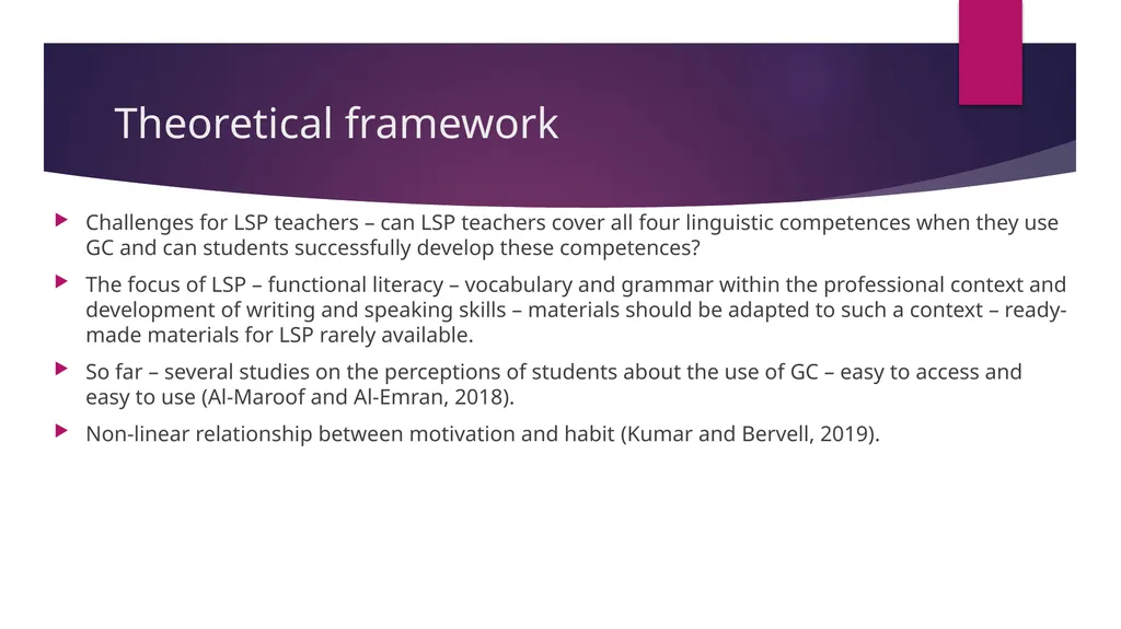 Students’ Perceptions on the Use of Google - slide 6 of 25
