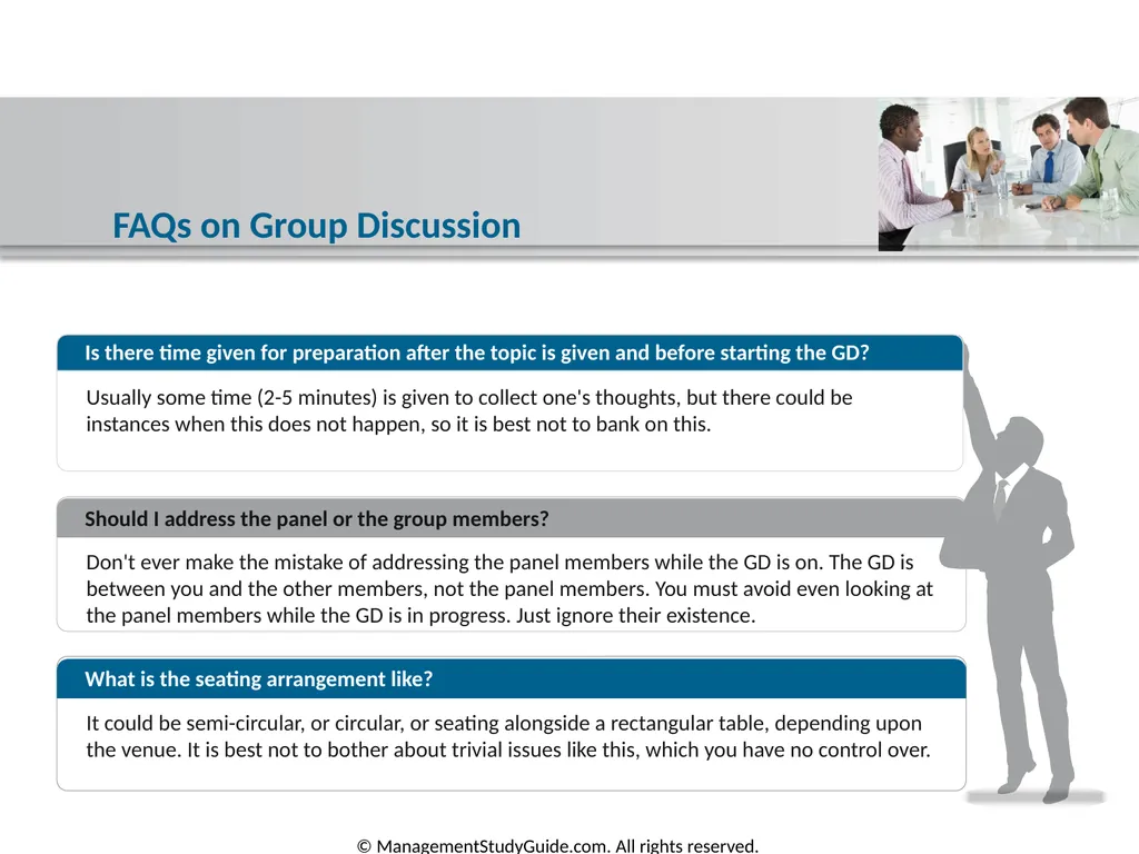 Group Discussion Strategies Course Objectives Do’s - slide 36 of 49