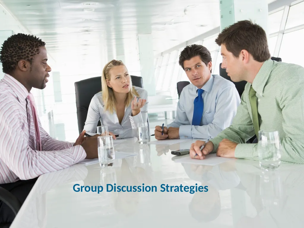 Group Discussion Strategies Course Objectives Do’s - slide 1 of 49