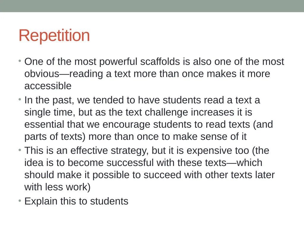 Doing Away with the Instructional Level Timothy - slide 77 of 79