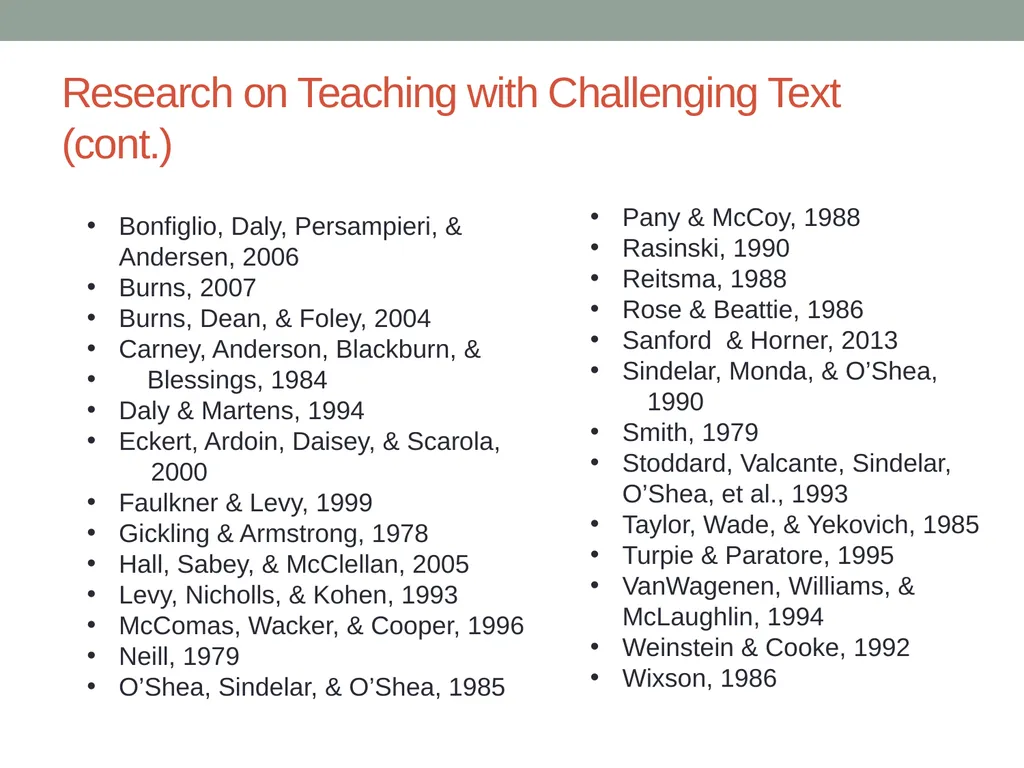 Doing Away with the Instructional Level Timothy - slide 21 of 79