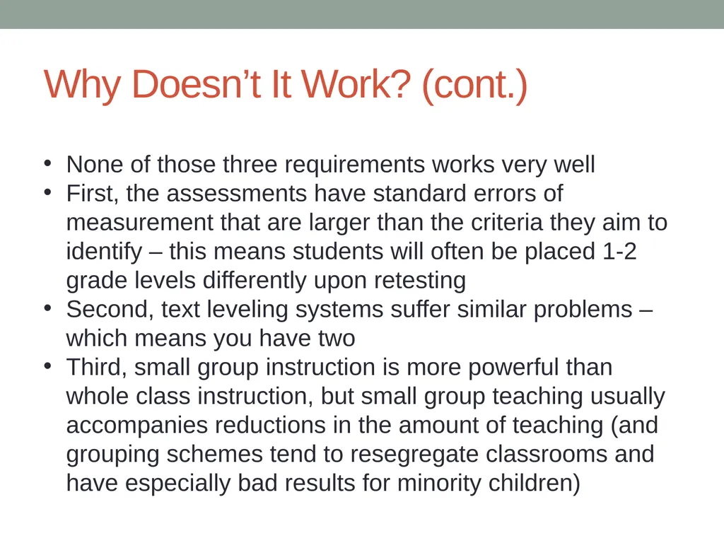 Doing Away with the Instructional Level Timothy - slide 17 of 79