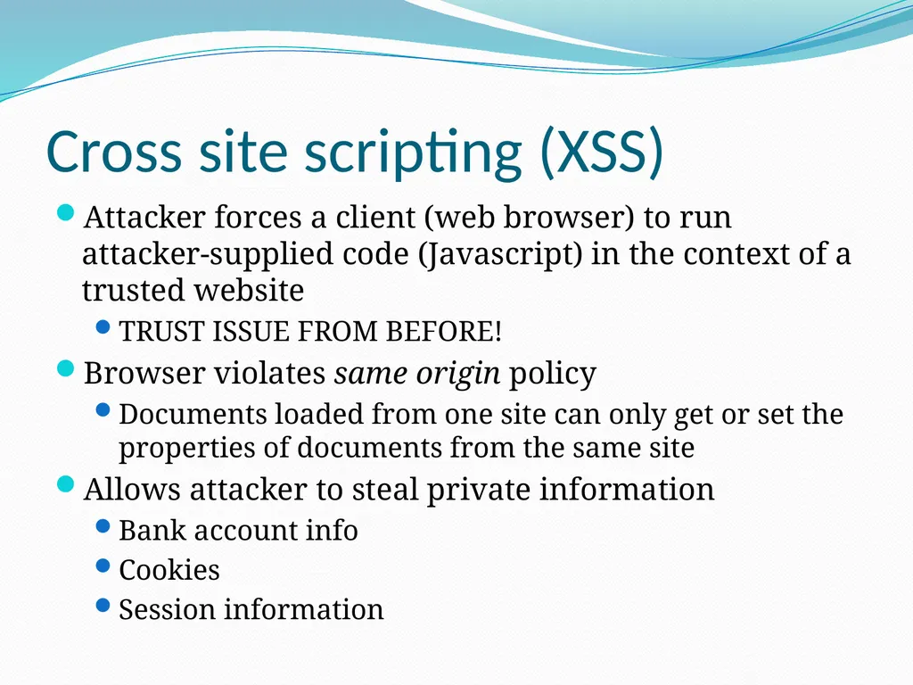 Vulnerability Analysis of Web-Based Applications - slide 28 of 63