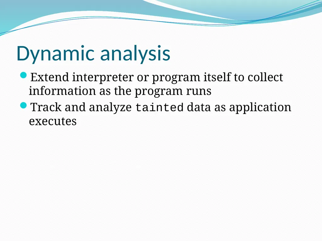 Vulnerability Analysis of Web-Based Applications - slide 56 of 63