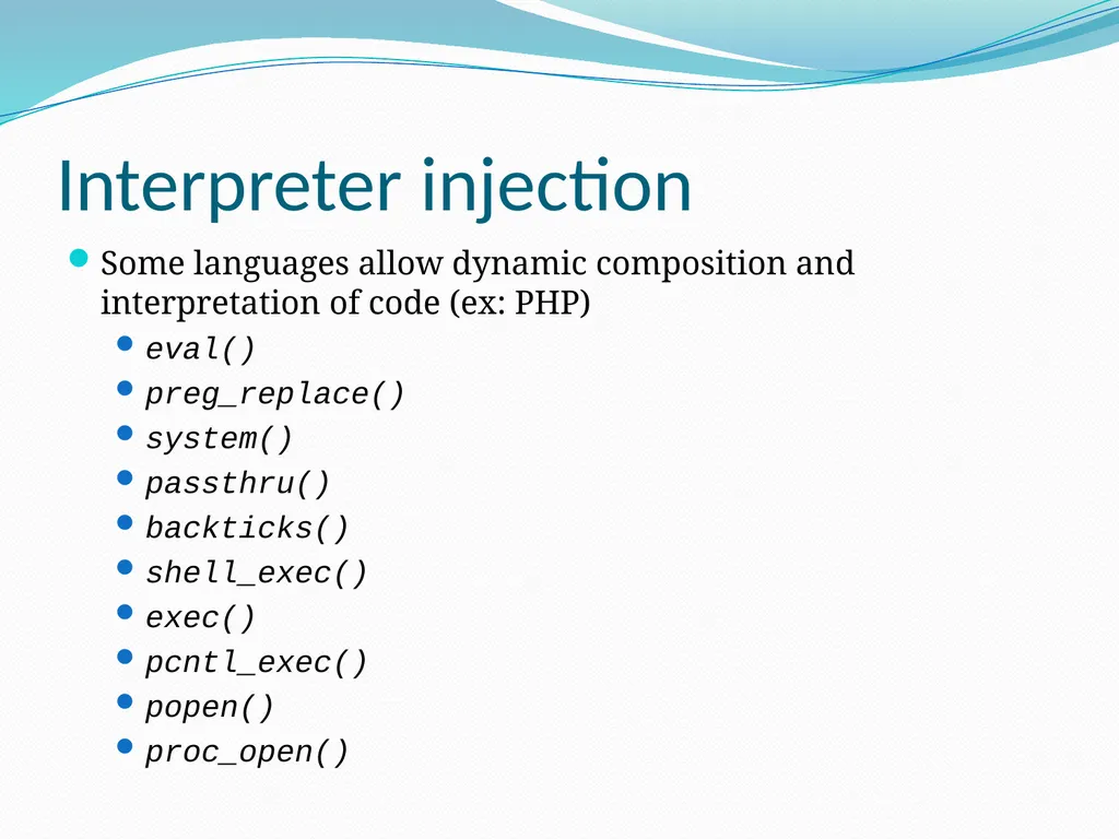 Vulnerability Analysis of Web-Based Applications - slide 23 of 63