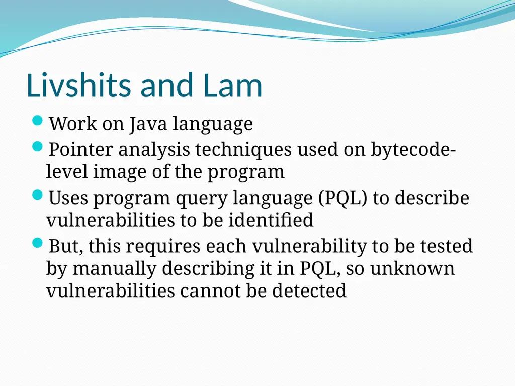 Vulnerability Analysis of Web-Based Applications - slide 53 of 63