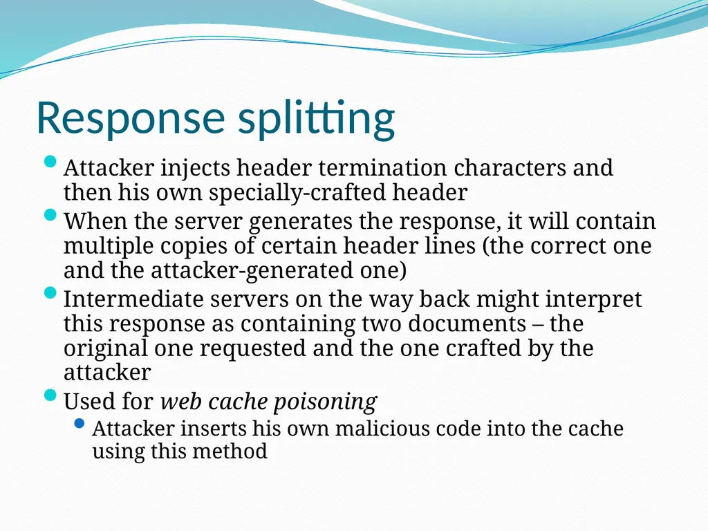 Vulnerability Analysis of Web-Based Applications - slide 37 of 63