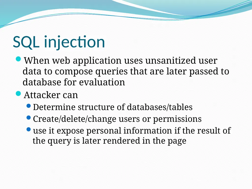 Vulnerability Analysis of Web-Based Applications - slide 32 of 63
