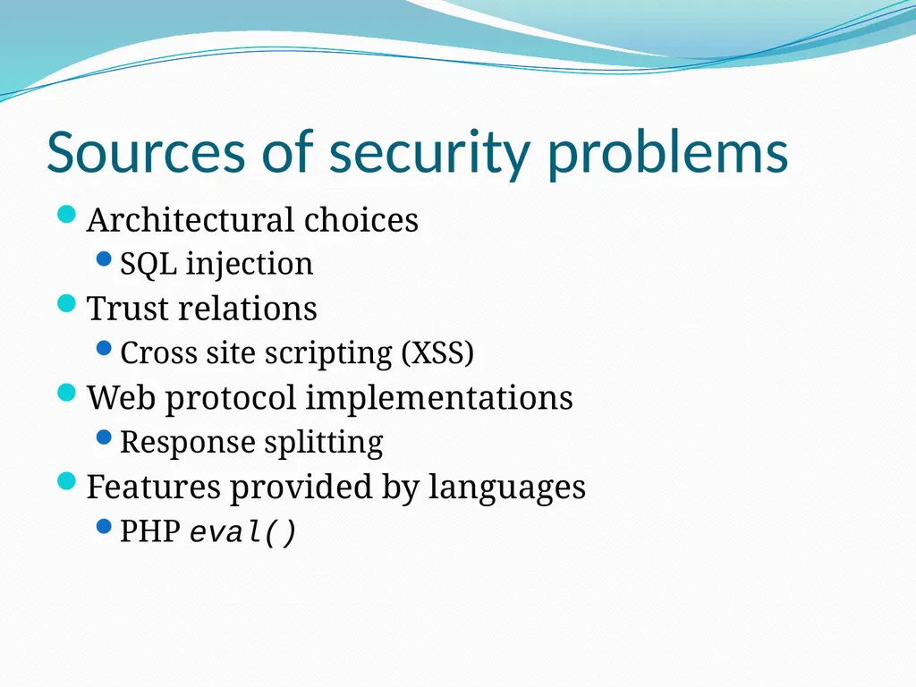 Vulnerability Analysis of Web-Based Applications - slide 10 of 63