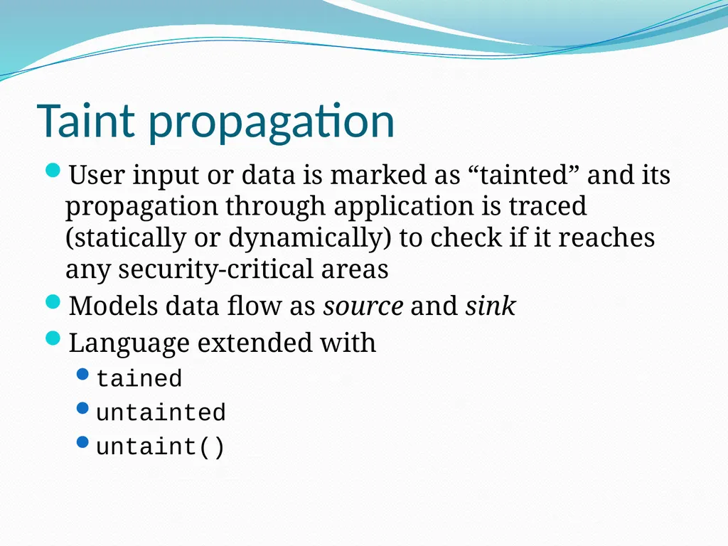 Vulnerability Analysis of Web-Based Applications - slide 46 of 63