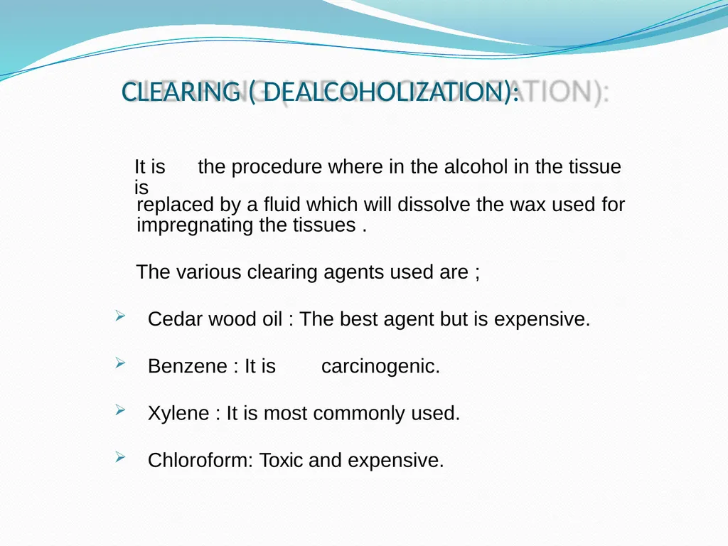 Tissue Processing Dr. Rucha Gore HISTOLOGY : It is - slide 23 of 50