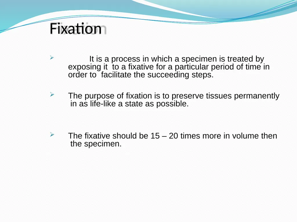 Tissue Processing Dr. Rucha Gore HISTOLOGY : It is - slide 10 of 50