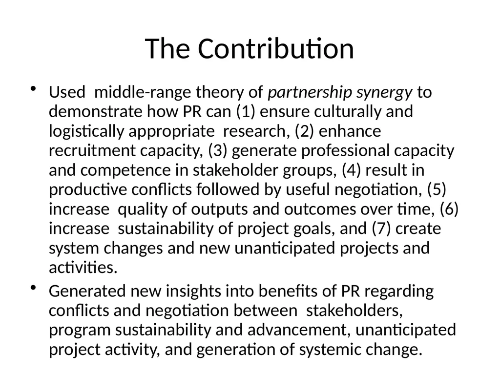 Choosing a Method of Qualitative Synthesis Dr - slide 27 of 29