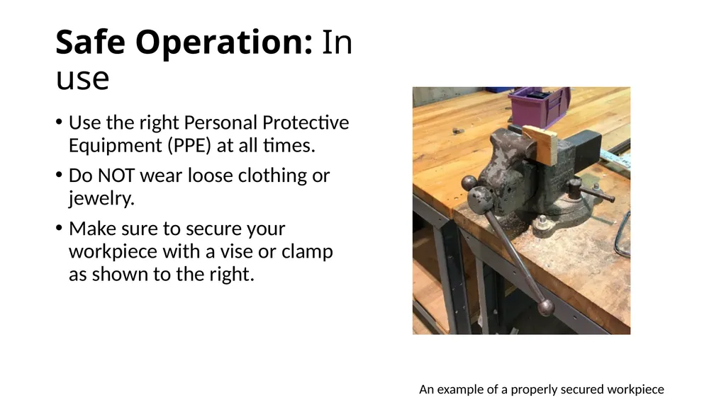 Introduction to Hand Tool Safety This material was - slide 13 of 16