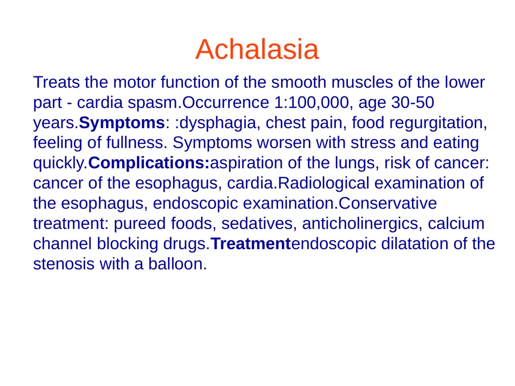 Digestive system diseases Małgorzata Dybich, MA - slide 2 of 59
