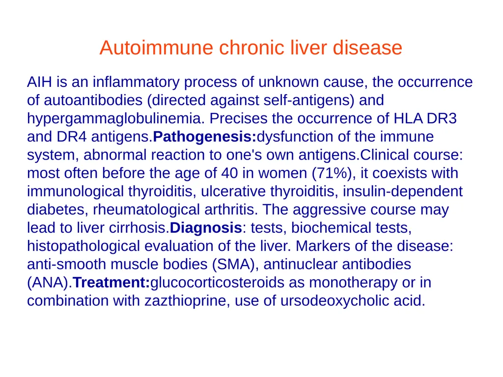 Digestive system diseases Małgorzata Dybich, MA - slide 44 of 59