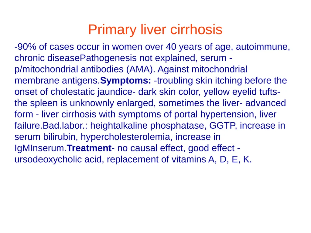 Digestive system diseases Małgorzata Dybich, MA - slide 45 of 59