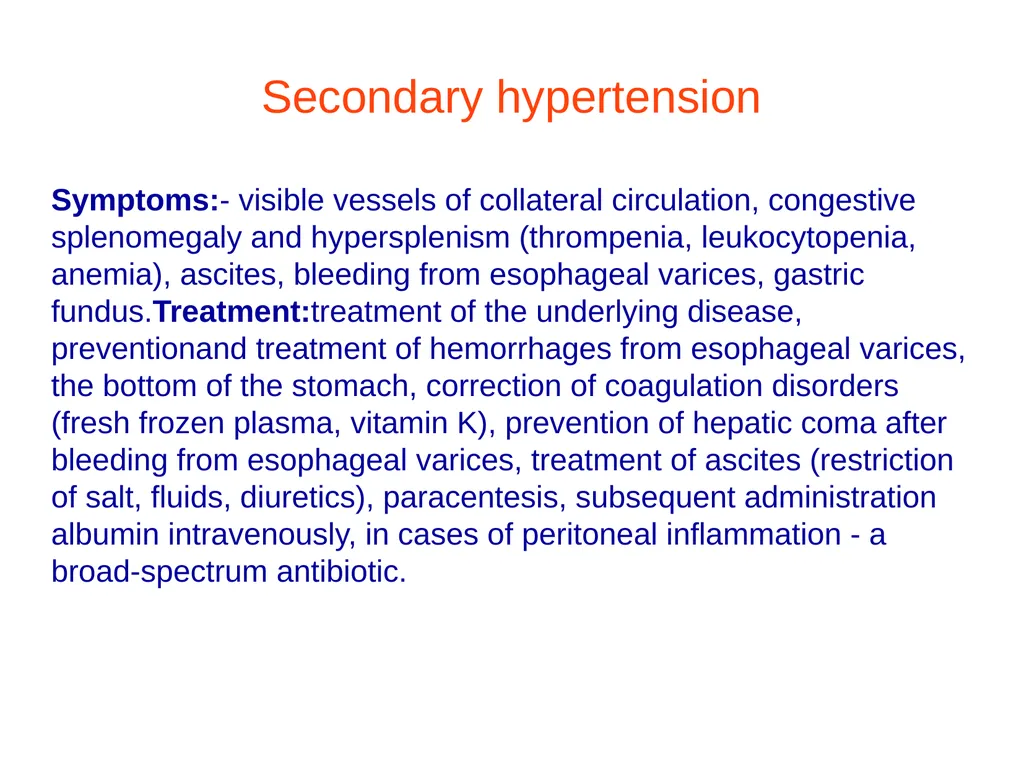 Digestive system diseases Małgorzata Dybich, MA - slide 48 of 59
