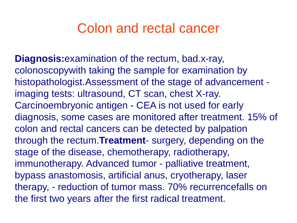 Digestive system diseases Małgorzata Dybich, MA - slide 22 of 59