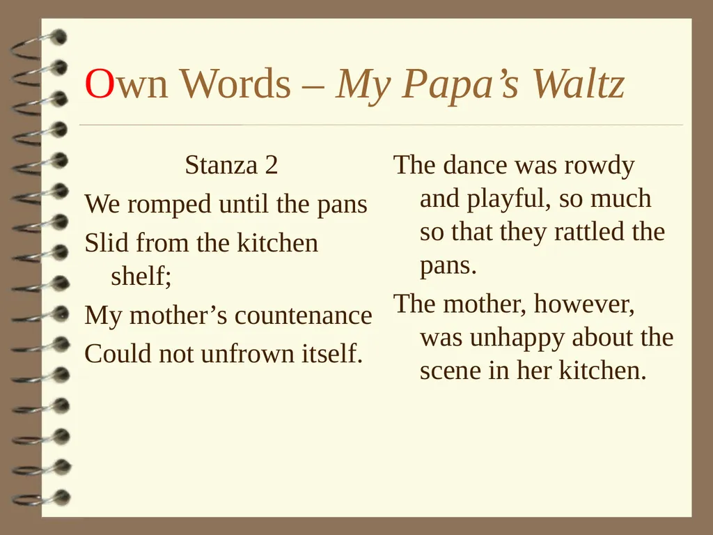 TOASTTT Strategy for Poetry Analysis TOASTTT – My - slide 4 of 14