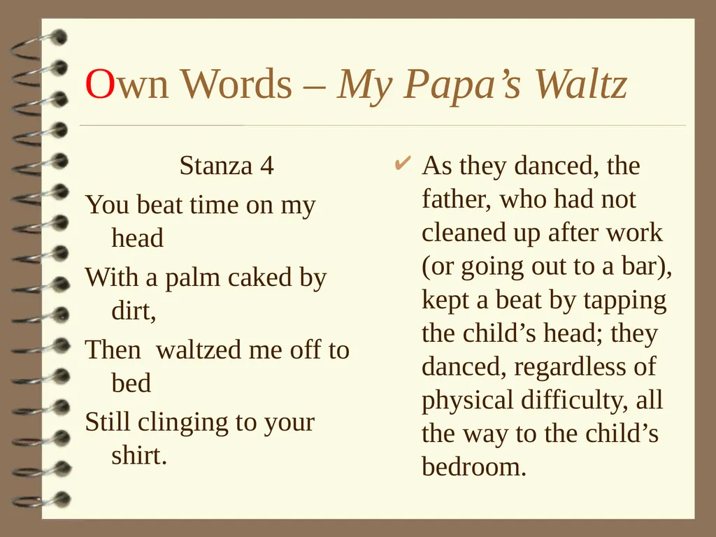 TOASTTT Strategy for Poetry Analysis TOASTTT – My - slide 6 of 14