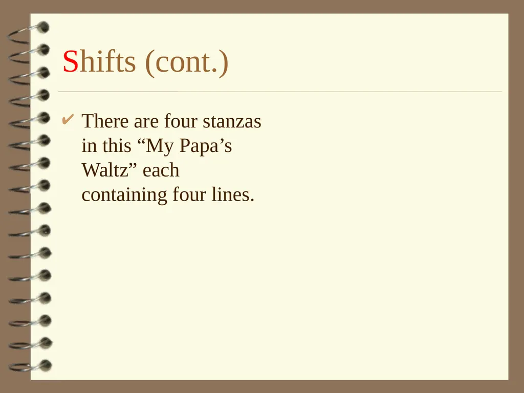 TOASTTT Strategy for Poetry Analysis TOASTTT – My - slide 10 of 14
