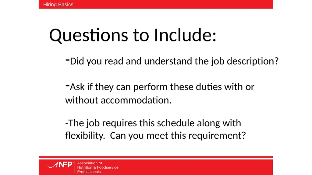 The Basics of Hiring Aren’t Always Easy or Basic - slide 10 of 25