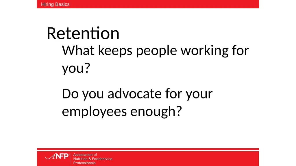 The Basics of Hiring Aren’t Always Easy or Basic - slide 21 of 25