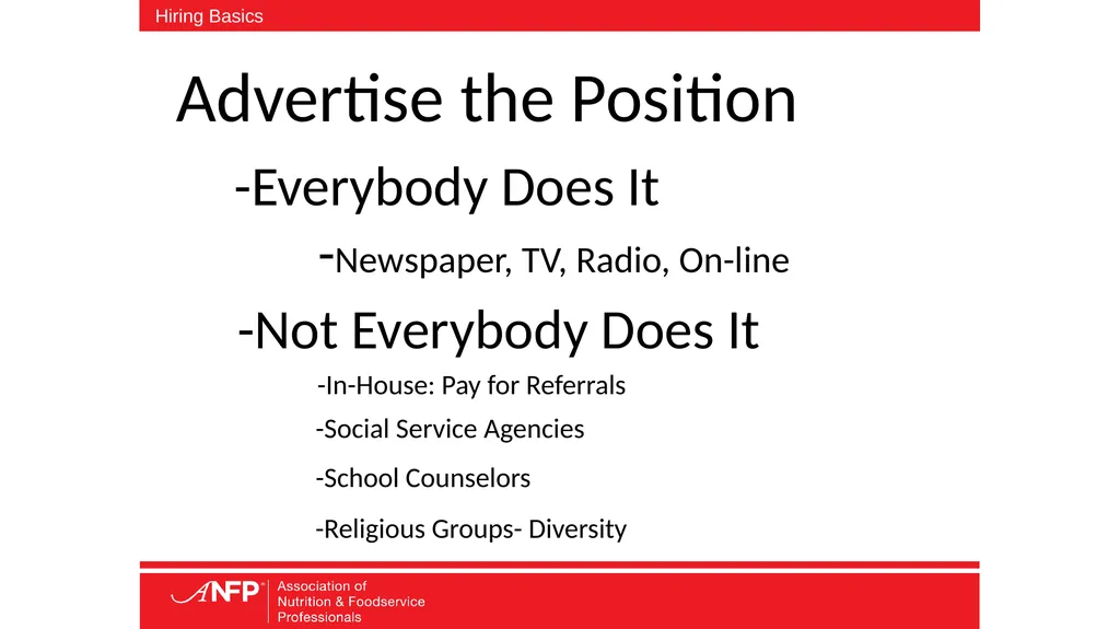 The Basics of Hiring Aren’t Always Easy or Basic - slide 4 of 25