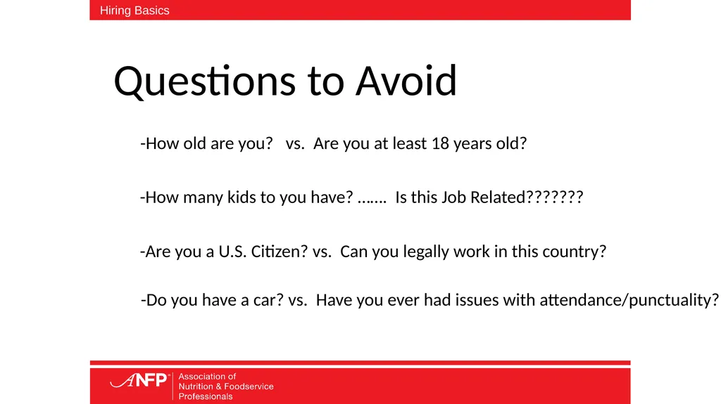 The Basics of Hiring Aren’t Always Easy or Basic - slide 7 of 25