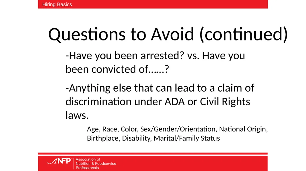 The Basics of Hiring Aren’t Always Easy or Basic - slide 8 of 25