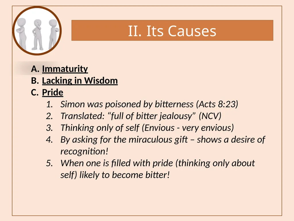 Bitterness A Common Sin that is Seldom - slide 14 of 40