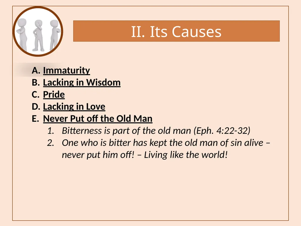 Bitterness A Common Sin that is Seldom - slide 16 of 40