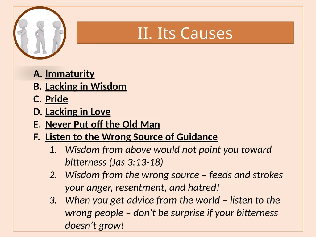 Bitterness A Common Sin that is Seldom - slide 17 of 40