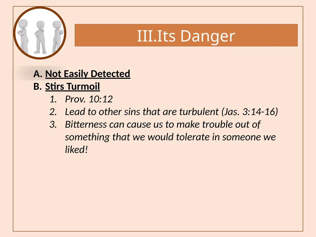 Bitterness A Common Sin that is Seldom - slide 21 of 40