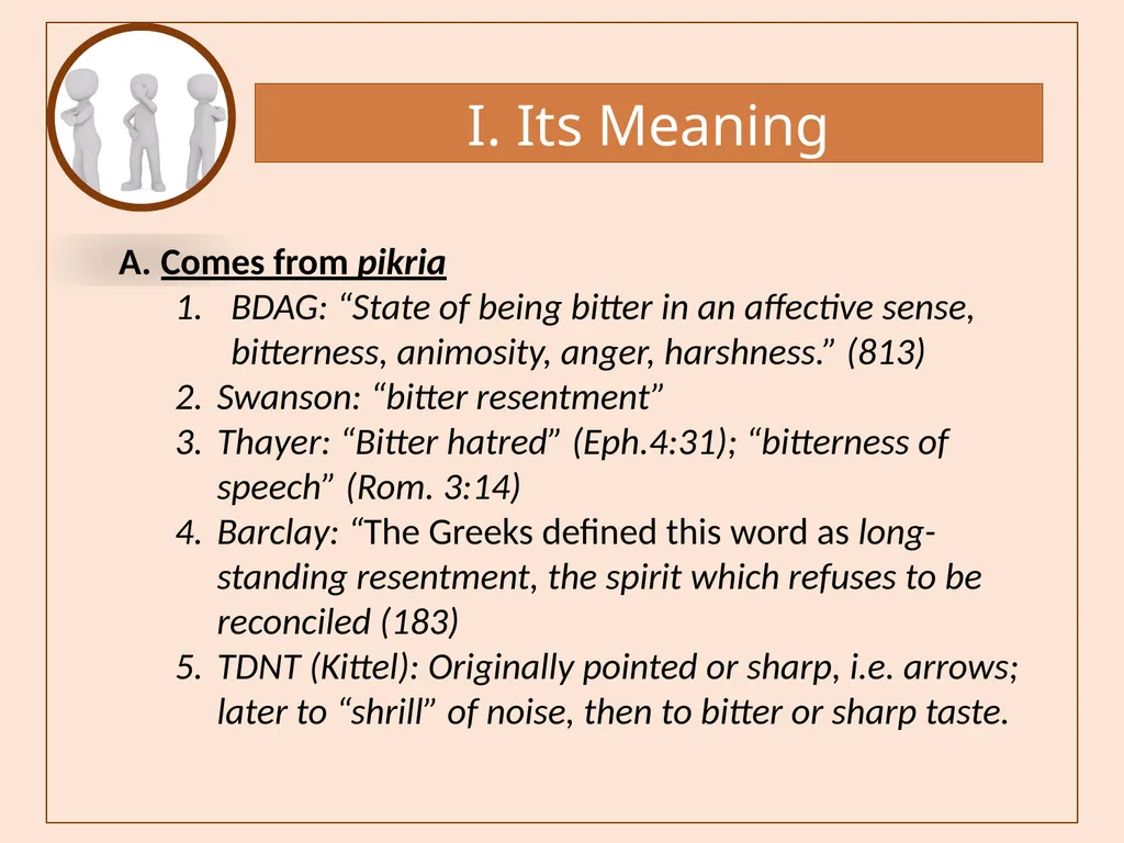 Bitterness A Common Sin that is Seldom - slide 9 of 40