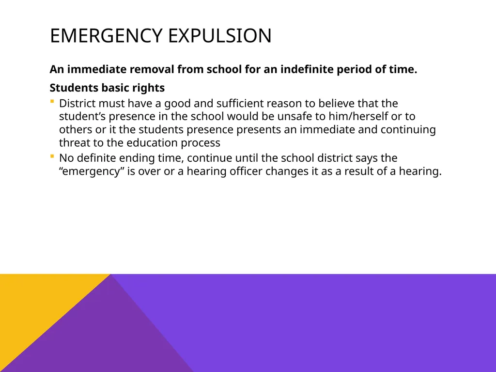 Student rights & discipline Presented by REAL– - slide 16 of 32